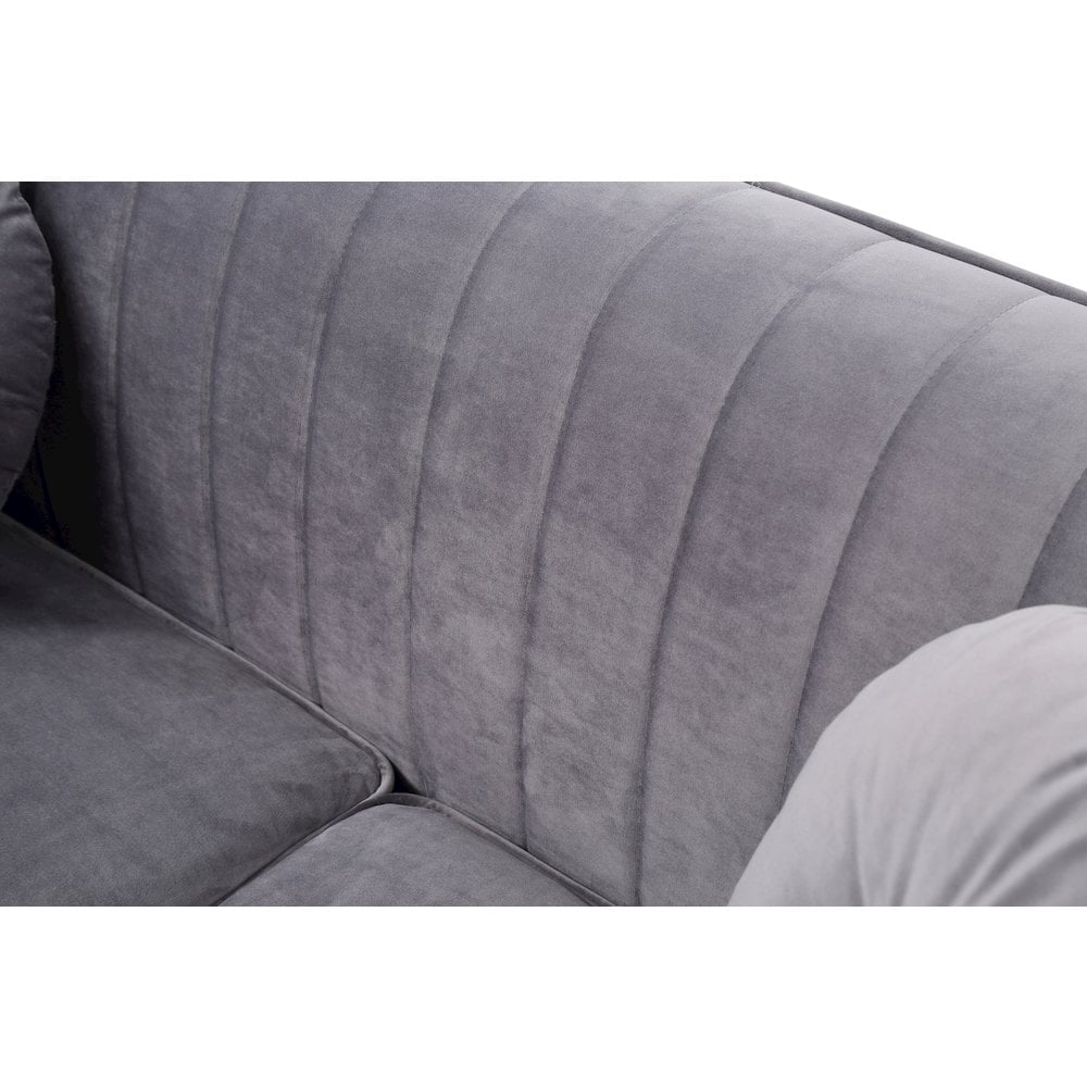 Glory Furniture Delray Sofa in Gray Color