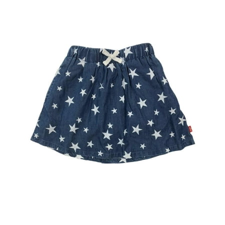 Levis Toddler Girls Patriotic Blue & White Star Skort Scooter Skirt Shorts 3T