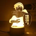 thumbnail image 3 of Lámpara acrílica 3D de Naruto, figura de anime, luz de noche LED Uzumaki para dormitorio infantil, lámpara de noche Itachi Uchiha, juguete para niños, regalos de cumpleaños, 3 of 5