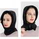 thumbnail image 3 of Elegante gorro de punto para mujer, pasamontañas, bufanda, gorro, conjunto con cremallera, cuello, calentador de orejas, grueso, resistente al viento, forro polar, capucha acolchada, gorro, 3 of 3