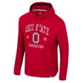 thumbnail image 2 of Men's Colosseum  Scarlet Ohio State Buckeyes Simoleans Washed Hoodie, 2 of 3