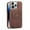 Darkbrown, variant on Allytechgroup Case for iPhone 16 Plus with Ring Holder, PU Leather Support Wireless Chagring Shockproof Protective Magnetic Back Cover for iPhone 16 Plus, Black