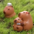 thumbnail image 4 of Animales Capibara Capibara Figuras de juguete Simulación Simulación Modelo Capibara Modelo de dibujos animados Animales Capibara Figuras, 4 of 5
