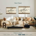 thumbnail image 3 of Elephant Stock Gather Typography Iii Wall Art - Horizontal Canvas Wall Art - Living Room Wall Decor - Wall Signs Canvas - Beige And Brown Decor - 39" x 26", 3 of 4