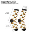thumbnail image 2 of Honeii Pizza Print Children's Colorful Socks,Unisex Kids and Toddlers' Cushioned Sock,Kids Athletic Crew Socks,for Everyday Wear and Sports, 2 of 5