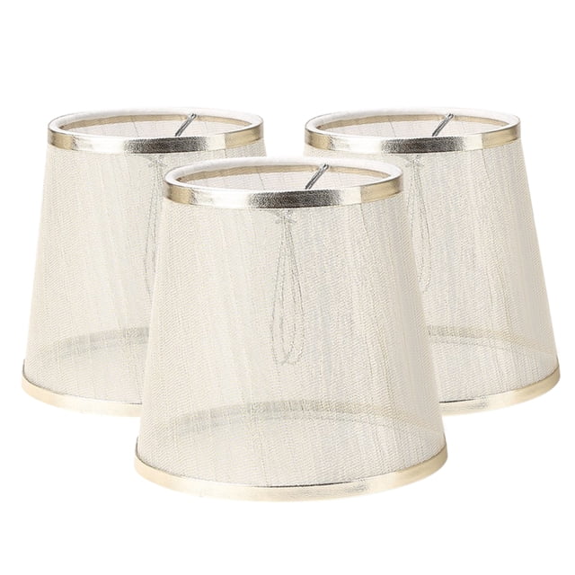 Bearachild Juego de 3 pantallas de lámpara gris, pantalla de tela de gasa transparente para iluminación de suelo de Iluminación novedosa Dorado Bearachild HA003677-01