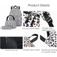 thumbnail image 4 of 3 Pack Women's Backpack Leopard Print School Bag Set Large Capacity Backpack, 4 of 5