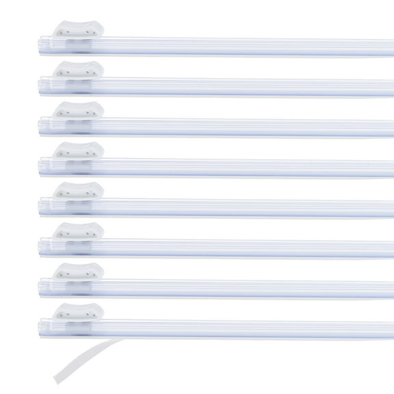 8pcs Plastic Wrap Cutter, 19in Plastic Wrap Slide Cutter Self Adhesive Installation Replacement for Aluminum Foil Wax Paper Parchment Paper Wrap Dispenser, White