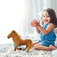 thumbnail image 5 of Danhjin Stuffed Animals Plushies, Simulated Horse Doll Toy Christmas Gift for Sofa Furniture Decoration and Equestrian Lovers, 12.6×10.24×1.18in, 5 of 7