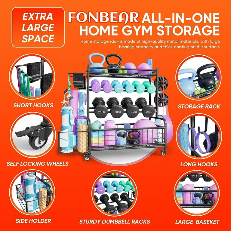 Dumbell Rack 10 Pair Vertical Dumbbell Rack For 5-50 Lb Hex