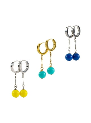 Potara Earrings for Men & Women - Potara Dangle Earrings for Men - Agate  Potara Earrings - Potara Jewelry for Women - Unisex Potara Danglers -  Costume Earrings …
