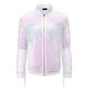 thumbnail image 5 of Chaqueta Varsity Brillante INSPIRE CHIC para Hombre con Cremallera, Chaquetas de Béisbol Bomber con Lentejuelas Brillantes de los 70, Holográfica, 5 of 5