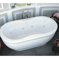 thumbnail image 2 of Atlantis Tubs 3471AW Aquatic 34 x 71 x 21 - Inch Freestanding Whirlpool Jetted Bathtub, 2 of 2