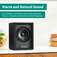 thumbnail image 2 of Electrohome Huntley Powered Bookshelf Speakers with Built-in Amplifier and 3" Drivers for Turntable, TV, PC and Wireless Music Streaming featuring Bluetooth 5, RCA and Aux (EB10B), 2 of 9