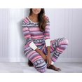 thumbnail image 2 of Asskyus Women’s Pajamas Tops and Pants Sets Cotton Racks, Ladies Long Sleeve Pants Christmas Printing, 2 of 6