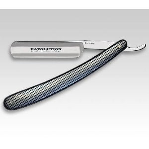 Linder Knives 888114 Linder Razolution Vintage Straight Razor with Silver with black dots celluloid Multi-Colored