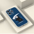 thumbnail image 4 of Elegante y protectora: cubierta de teléfono plateada esmerilada de doble capa con diseño gráfico vibrante para iPhone 15 Pro Max 14 13 12 Pro 11, 4 of 4