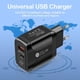 thumbnail image 1 of Qc3.0 Charger Fast Dual Port Usb Charger Fast Charge Wall Charger For Iphone12 Max Pd20w Pd Charger Travel ChargerEU blackChina He Qiyong unisex, 1 of 1