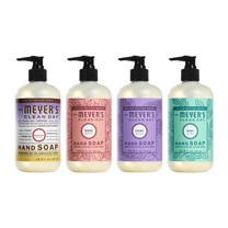 Mrs. Meyer’s Clean Day Liquid Hand Soap Variety Pack, Compassion Flower, Rose, Lilac, Mint, 12.5 oz