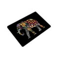 thumbnail image 3 of MKHERT Mandala Floral Elephant Doormat Rug Home Decor Floor Mat Bath Mat 23.6x15.7 inch, 3 of 3