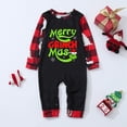 thumbnail image 1 of Pijamas Navideñas Conjunto de 2 piezas a juego Ropa de dormir navideña a cuadros Ropa de hogar para padres e hijos Ygjytge Negro*T 0-6 M*Bebé Única para Unisex, 1 of 6