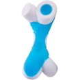 thumbnail image 1 of White - Blue 4Juguete de cepillo de dientes para perros interactivo: Juguete para masticar para perros, masticadores agresivos, juguete de limpieza de dientes para mascotas, Flexib, 1 of 5