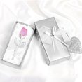 thumbnail image 6 of 24K Gold Crystal Rose Dipped Flower Valentine's Day Love Gift (Silver Rod Pink Flower), 6 of 8