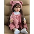 thumbnail image 2 of Muñeca Renacida BZDoll 55cm Bebé de Silicona con Peluche y Ropa de Tejido, 2 of 5
