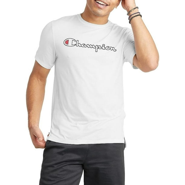 Playera Champion JSY. Tops Fly para Hombre. T5704 T5704P 045 blanco XL Champion T5704 T5704P 045 TOPS FLY Walmart en linea