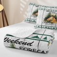 thumbnail image 4 of Catabedysis Rustic Camping Quilt King,Tent Print King Coverlet Set For Boys,Multicolor,3Pcs, 4 of 7