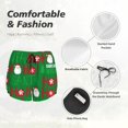 thumbnail image 4 of Rocae Cute Santa for Women's Athletic Shorts Quick Dry Workout Hiking Shorts With Pockets for Running, Yoga, Gym, Sports Large, 4 of 9