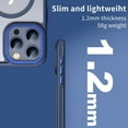 thumbnail image 5 of Pour iPhone 14 Pro Étui Mate TPU+acrylique Compatible avec Chargeur MagSafe - Blanc, 5 of 5