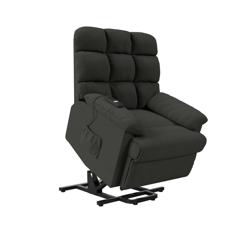 Homesvale Gray Microfiber Power Lift Recliner Walmart