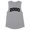 Heather Grey, variant on 2000 College Style Women's Muscle Tank Large White