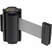 Lavi Industries 50-3010WB-GY Wall Mount 7 ft. Retractable Belt Barrier, Gray
