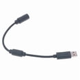 thumbnail image 2 of Wired Controller Usb Breakaway Adapter Cable Cord For Xbox 360 Gray 23cm Hfmqv, 2 of 5