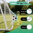 thumbnail image 2 of Soccer Goals For Backyard, 8×6ft Soccer Goal with Soccer Target Net and 6×Training Cones, 2"Diameter Steel Soccer Goal Post for Kids And Adults, Soccer Goals for Kids 8-12, 2 of 8