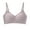 Purple, variant on Seamless V-Neck T-Shirt Bra - Womens Soft Stretchy Back Smoothing Adjustable Straps Wireless Comfortable Bralette for Daily Wear Low Back Bras for Lady Purple M
