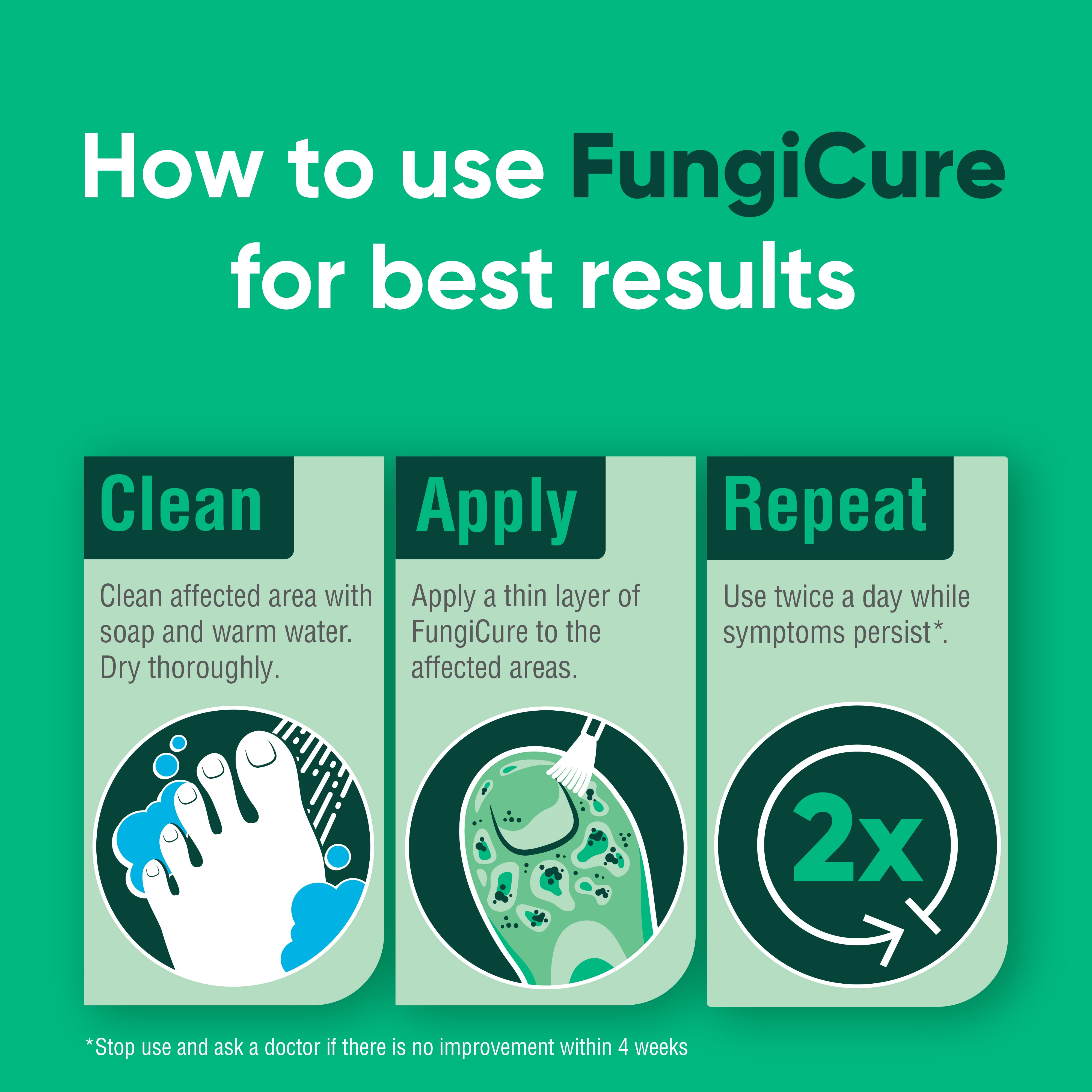 Fungicure Anti-Fungal Liquid - Nothing Stronger Without an RX - Clinically Proven - 1 fl oz