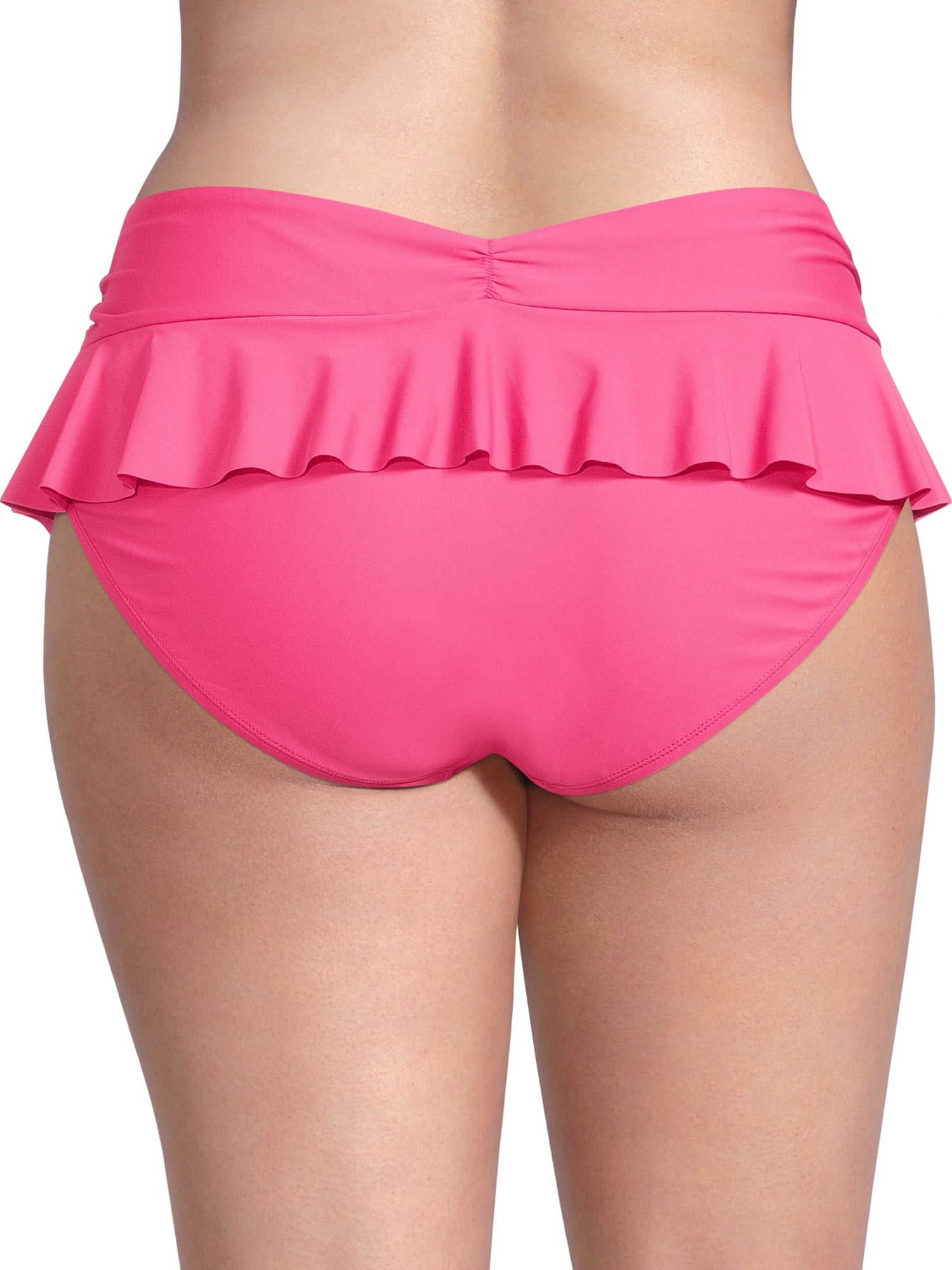 Time and Tru Women’s and Women’s Plus Ruffle Bikini Bottom