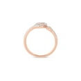thumbnail image 6 of Imperial 1/8Ct TDW Diamond Heart and Arrow Ring in 10K Rose Gold (H-I, I2), 6 of 8