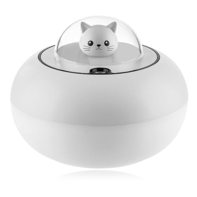 Inteprter Humidificador de aire de 300ml, difusor de sincronización USB, rociador colorido para sala de estar, fabricante de nebulizador eléctrico, Humidificadores Blanco Inteprter HA064563-03