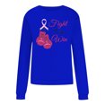 thumbnail image 4 of YABCSAZ Breast Cancer Shirts Tops for Women/Short Sleeve Shirts/Crewneck Shirt/Sweatshirt/Hoodie with Blessed Breast Cancer Pink Ribbon/Breast Cancer Awareness Breast Cancer Survivor Gifts for Women, 4 of 5