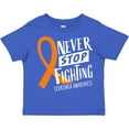 thumbnail image 3 of Inktastic Never Stop Fighting Leukemia Awareness Orange Ribbon Boys or Girls Toddler T-Shirt, 3 of 5