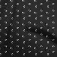 thumbnail image 1 of oneOone Georgette Viscose Black Fabric Sea Shells Sewing Craft Projects Fabric Prints By Yard 42 Inch Wide, 1 of 5