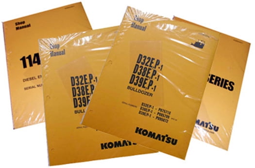 Komatsu PC03-2 Operators Manual Printed 