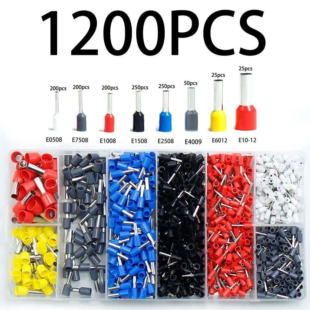 Wire Ferrule Terminals Connector Electrical connectors Insulated Assortment Kit
