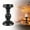 Black-B, variant on Halloween Decor - Candles and Candle Holders - Candle Holder - Halloween Candlestick American Retro Black Candlestick Aromatherapy Column Candle Stand Decoration Crafts Shooting Props