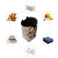 thumbnail image 7 of Yayeee Freestanding Laundry Hamper with Handle Collapsible Large Storage Basket for Clothes, Gray Dog Artist, 7 of 7
