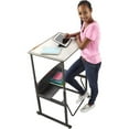 thumbnail image 2 of Safco Active AlphaBetter Standard Top - Bureau Debout - Rectangulaire - beige - base Noire, 2 of 2